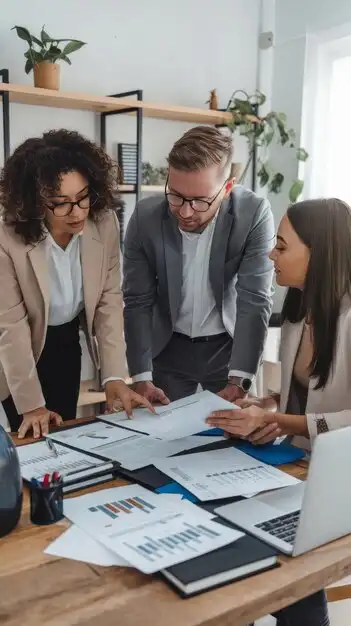 Equipo de profesionales especializados en asesoría contable, tributaria y financiera en Colombia